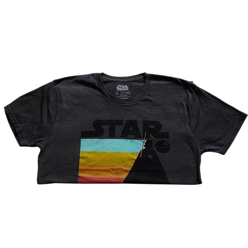Star Wars Black Short Sleeve Tee with Darth Vader Design - Picture 2 of 8